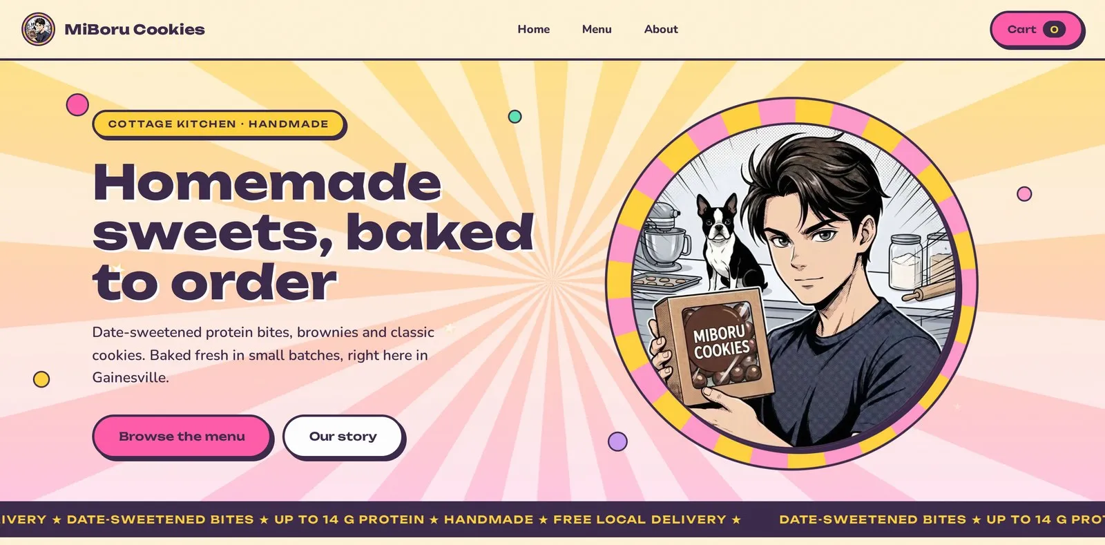 Tienda en línea de MiBoru Cookies — Gainesville, FL